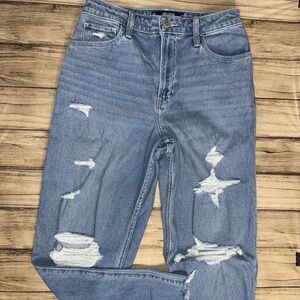 Hollister High Rise Ripped Jeans Size 4R W27